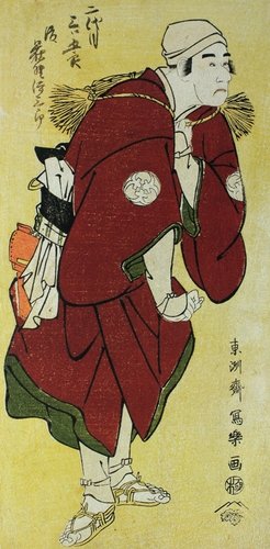 Kabuki Actor Bandō Mitsugorō II as the Farmer Fukakusa No Jirōsaku, 1795 - Tōshūsai Sharaku