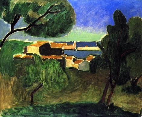 Пейзаж у Колліурі III, 1907 - Анрі Матісс