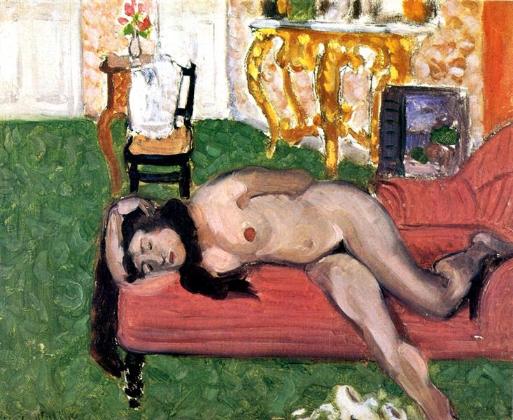 Woman on a Couch, 1919 - 馬蒂斯