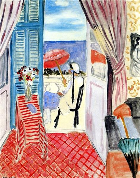 Woman with a Red Umbrella, 1919 - Henri Matisse