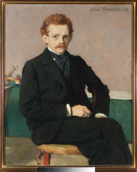 Self-portrait, 1898 - Юзеф Мехоффер