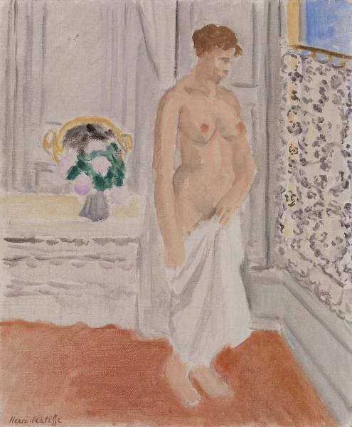 Оголена стоїть біля вікна, 1919 - Анрі Матісс