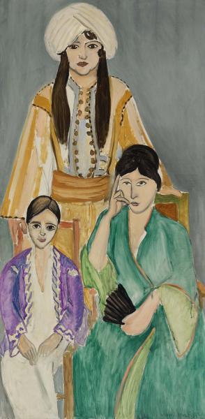 Three Sisters with Grey Background, 1917 - Henri Matisse