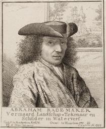 Portrait of Abraham Rademaker - Cornelis van Noorde