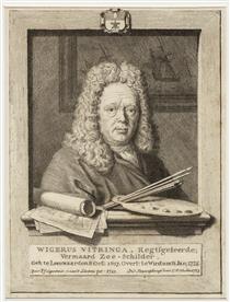 Portret Van De Friese Zeeschilder Wigerus Vitringa - Cornelis van Noorde