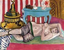 Odalisque with Green Scarf - Henri Matisse