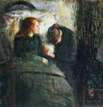 Das kranke Kind - Edvard Munch