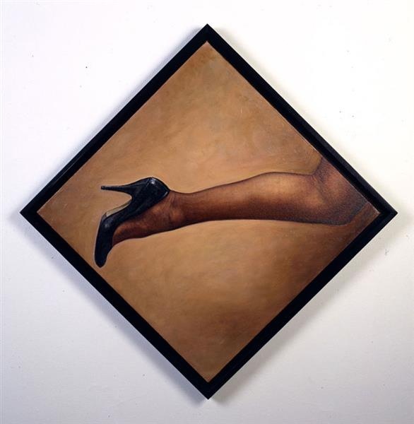 Ilene\'s leg, 1999 - Dan Witz