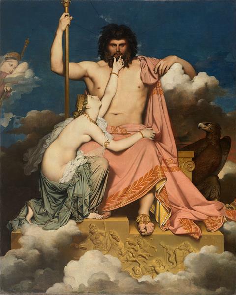 Jupiter and Thetis, 1811 - 安格爾