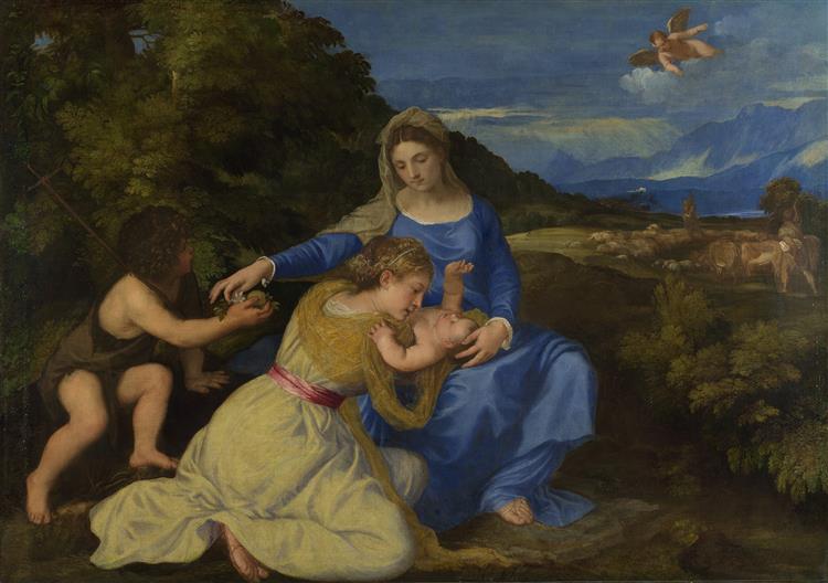 Madonna Aldobrandini, 1530 - Tiziano