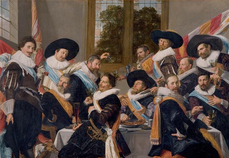 Συμπόσιο των αξιωματικών της εταιρείας St. George Civic Guard, περ. 1627 - Frans Hals