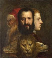 Allegory of Time Governed by Prudence - Titian