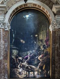 El martirio de san Lorenzo - Tiziano