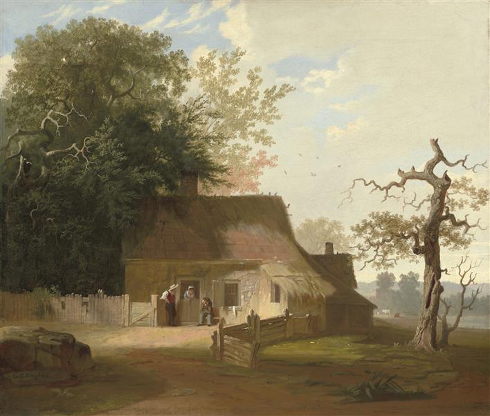Cottage Scenery, 1845 - Джордж Калеб Бінгем