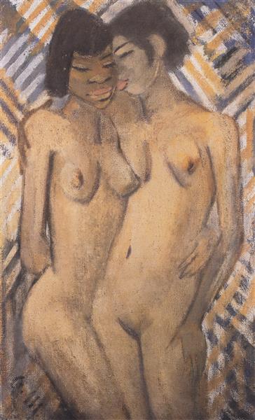 Zwei Negermädchen, 1928 - Otto Mueller