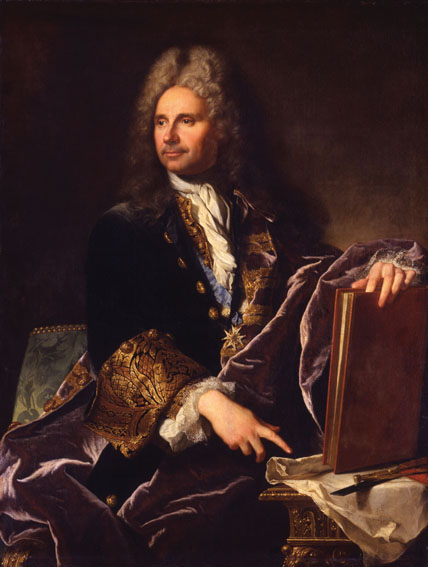 Robert de Cotte, 1713 - Гіацинт Ріґо