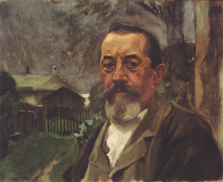 Bildnis Des Vaters Des Künstlers, 1905 - Альбін Еггер-Лінц