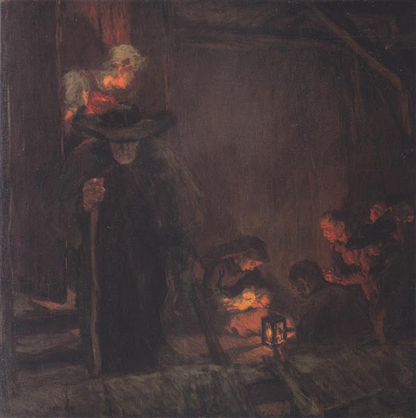 Christnacht, 1903 - Альбін Еггер-Лінц