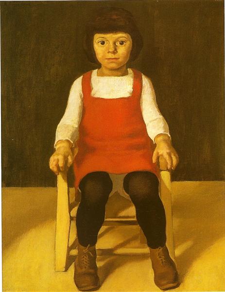 The Artists Daughter Ila, 1895 - Альбін Еггер-Лінц