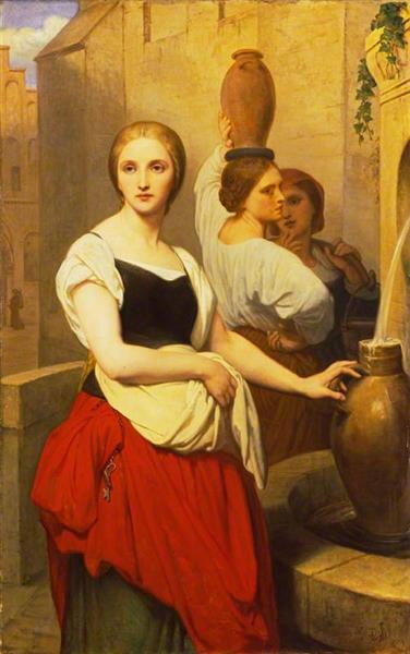 Margaret at the Fountain, 1858 - Арі Шеффер