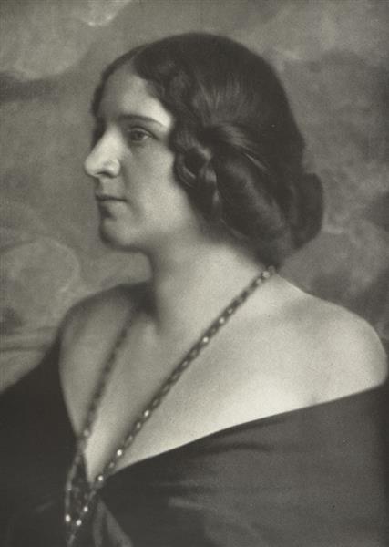 Elsa Laura Von Wolzogen (1876-1945), Deutsche Musikerin. Fotografie, Universitätsbibliothek Trier, Signatur Z13842b-1912., 1912 - Nicola Perscheid