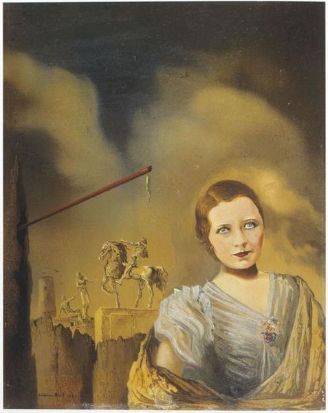 Portrait of Dali Carisse Crosby(1934), 1934 - Сальвадор Дали