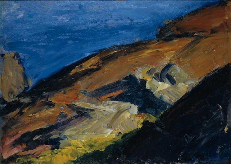 Rocks and Shore, c.1916 - c.1919 - 愛德華‧霍普