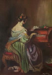 Girl playing the piano - Nikola Martinoski