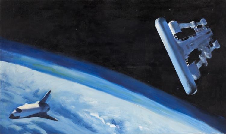 Space. Sattelite, 1992 - Oleg Holosiy