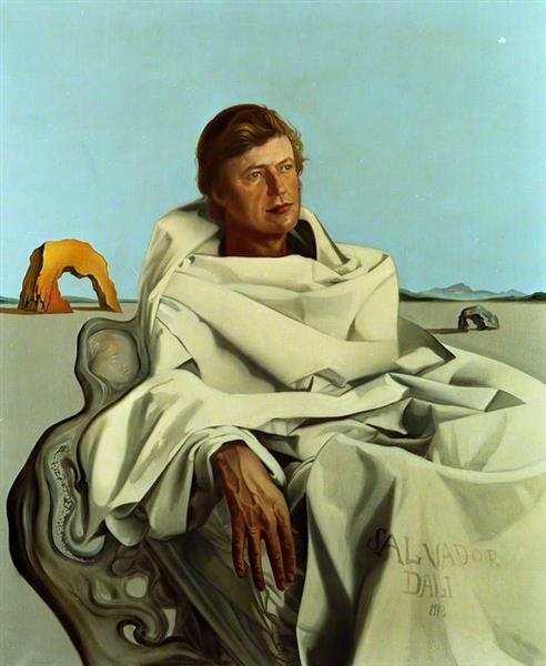 portrait of Dr. Brian Mercer, 1973 - Salvador Dali