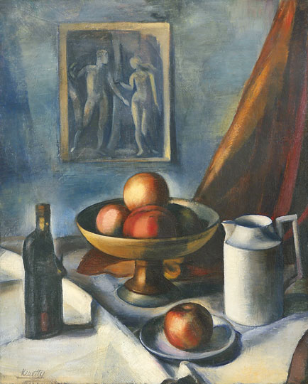 Still Life on Table, c.1910 - János Kmetty
