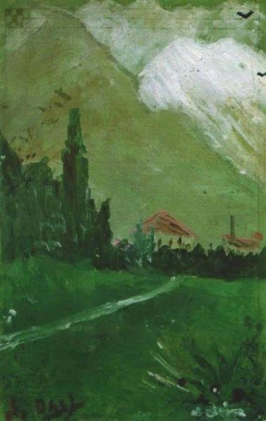 Landscape, c.1910 - c.1914 - Salvador Dali