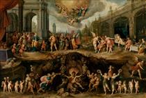 Mankind's Eternal Dilemma – The Choice Between Virtue and Vice - Frans Francken, o Jovem