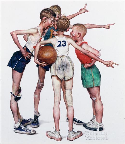 Oh Yeah, 1951 - Norman Rockwell