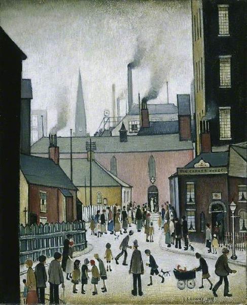 After the Wedding, 1939 - L. S. Lowry