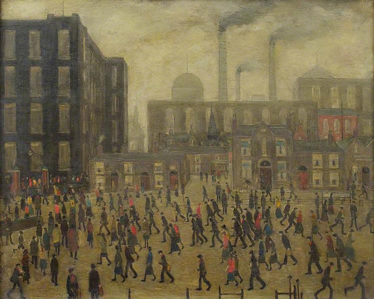 Going to the Mill, 1925 - L. S. Lowry