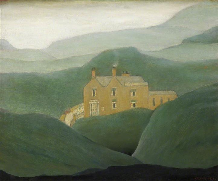 House on the Moor, 1950 - L. S. Lowry