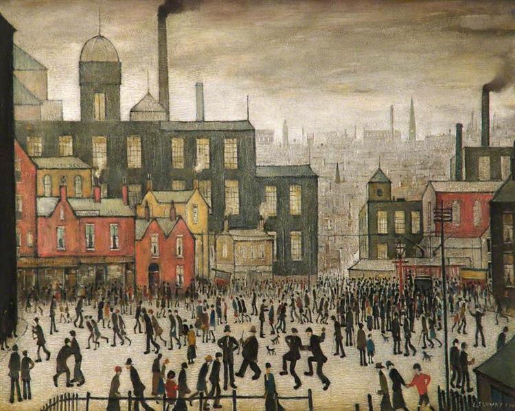 Our Town, 1943 - L. S. Lowry