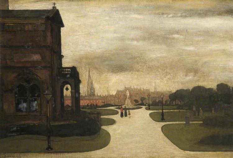 Peel Park, Salford, 1927 - L. S. Lowry