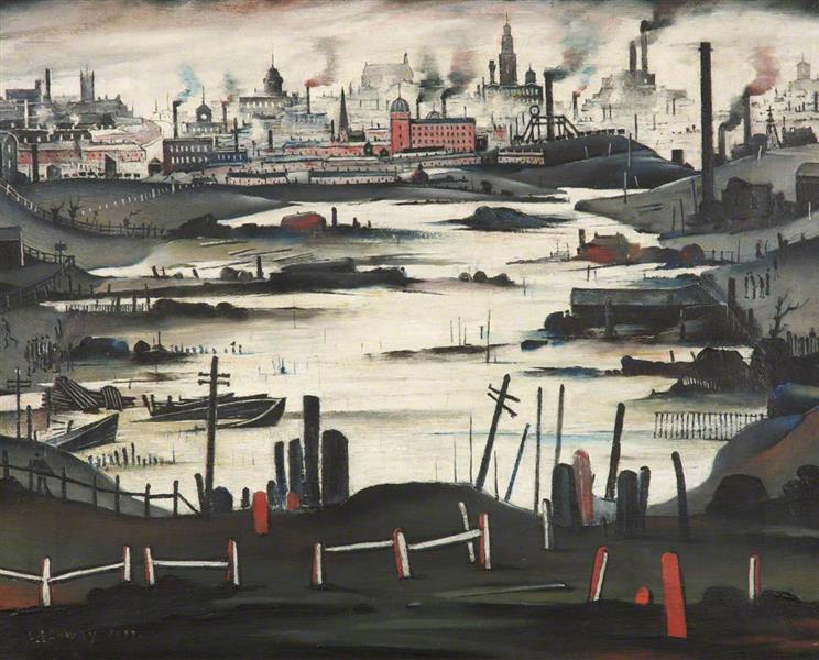 The Lake - L. S. Lowry