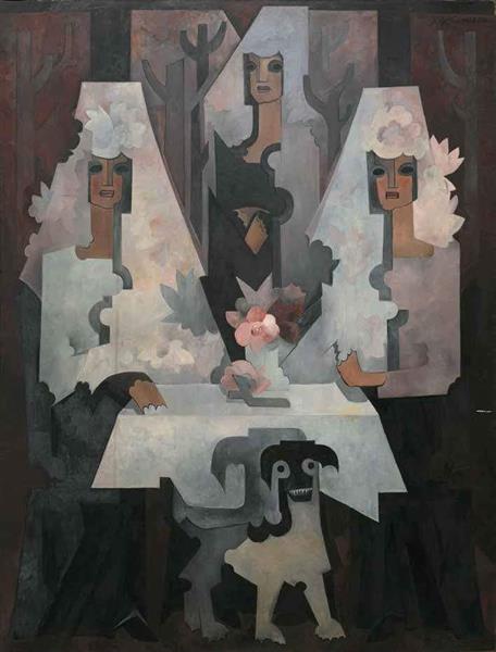 Autumn evening, 1922 - 1928 - Наталья  Гончарова