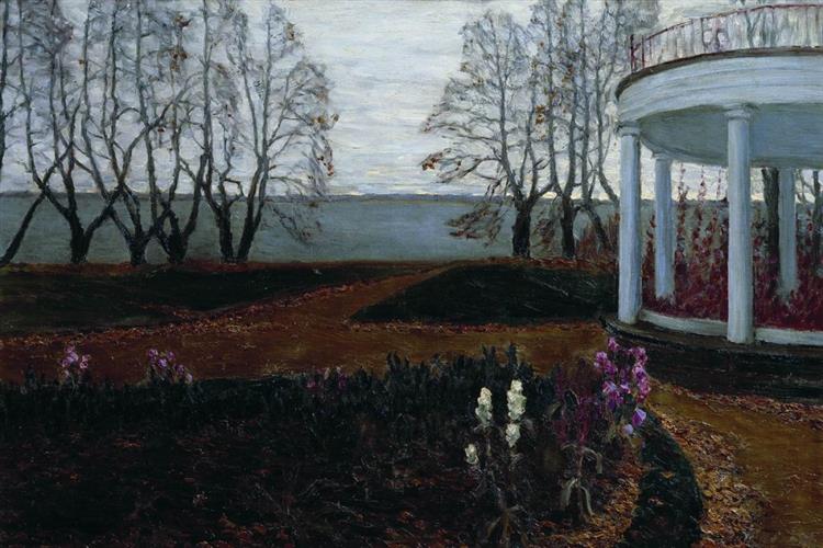 Осень. Беседка. 1905, 1905 - Вітольд Бялиніцький-Біруля