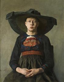 A Bavarian Peasant Girl - Hanna Pauli