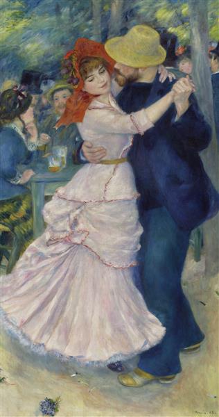 Танец в Буживале, 1883 - Пьер Огюст Ренуар