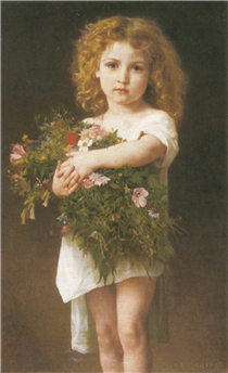 Enfantfleurs - William-Adolphe Bouguereau
