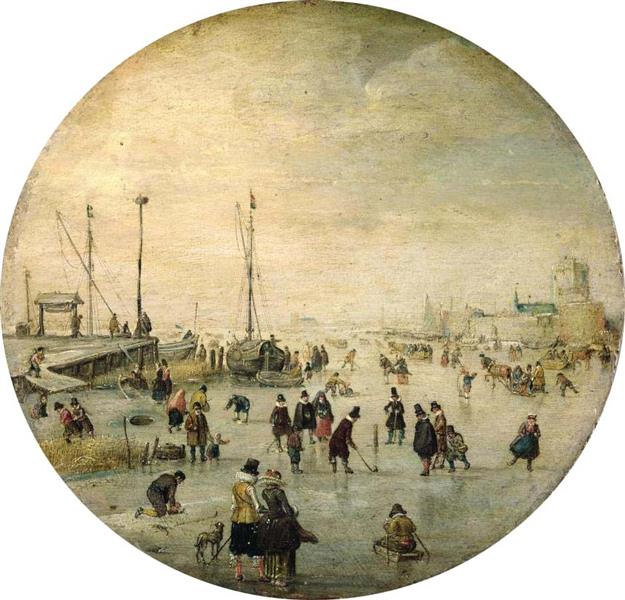 Winter Landscape, 1620 - Гендрик Аверкамп