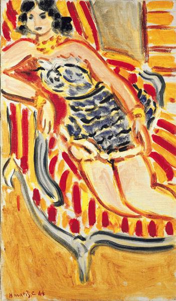Jeune Femme Au Canapé, 1944 - Henri Matisse