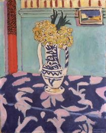 Les Coucous, Tapis Bleu Et Rose - Henri Matisse