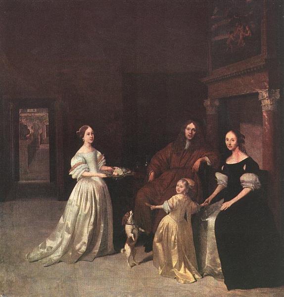 A Family Group, 1670 - Jacob Lucasz Ochtervelt