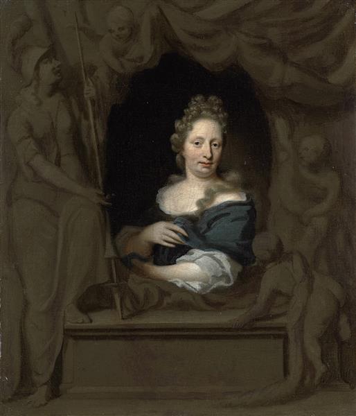 Eva Visscher, 1685 - Michiel van Musscher